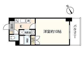 広島県広島市西区中広町2丁目（賃貸マンション1K・10階・27.59㎡） その2