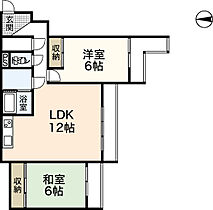 広島県広島市西区三滝本町1丁目（賃貸マンション2LDK・4階・60.74㎡） その2