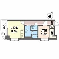 広島県広島市中区宝町（賃貸マンション1LDK・9階・41.01㎡） その2