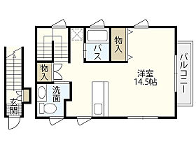 広島県広島市中区江波南1丁目（賃貸アパート1R・2階・34.00㎡） その2