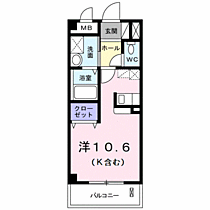 ヴェルデ　カーサ  ｜ 山口県岩国市今津町1丁目（賃貸マンション1K・2階・29.93㎡） その2