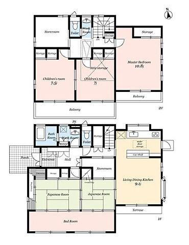 間取り 八王子市四谷町