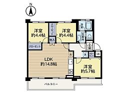 間取図画像 3LDK