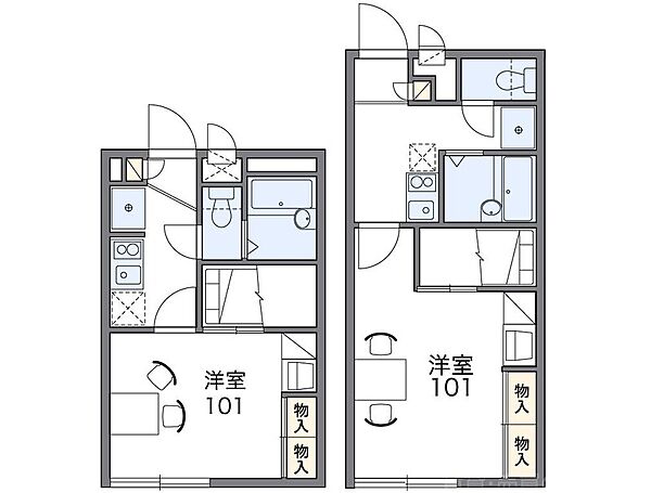 レオパレス大園II ｜大阪府寝屋川市美井町(賃貸アパート1K・2階・23.18㎡)の写真 その2