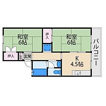 ラ・エスタシオンI　B棟  ｜ 大阪府寝屋川市下木田町6-41（賃貸アパート2K・1階・40.32㎡） その2