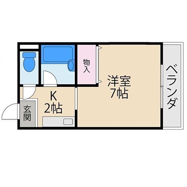 シティライフ長田 ｜大阪府寝屋川市豊里町(賃貸マンション1K・1階・18.00㎡)の写真 その2