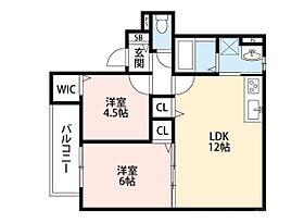 大阪府寝屋川市三井南町12-32（賃貸アパート2LDK・2階・49.59㎡） その2