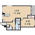 香里グリーンハイツ4階6.9万円