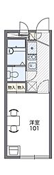 レオパレスグレイス4 1Kの間取図画像