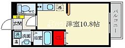 ハイツプランドール2 ワンルームの間取図画像