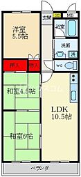 リバティグリーン 3LDKの間取図画像