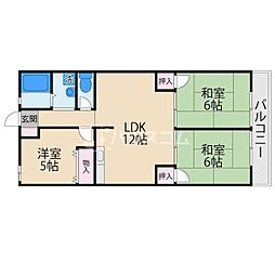 ジェイエイ・パル 3LDKの間取図画像