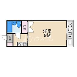 シャローム門真 1Kの間取図画像