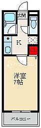 ロータリーマンション萱島西 1Kの間取図画像