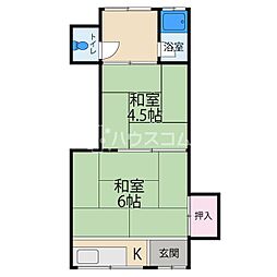 大崎文化 2Kの間取図画像