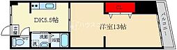 栄楽ビル 1DKの間取図画像