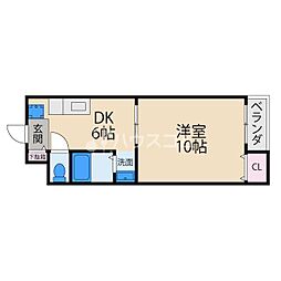 SPマンション 1DKの間取図画像