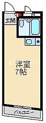 プレアール大和田 ワンルームの間取図画像