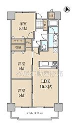 間取図画像 3LDK