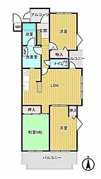 グローリアス小鷹野公園1番館 3LDKの間取図画像