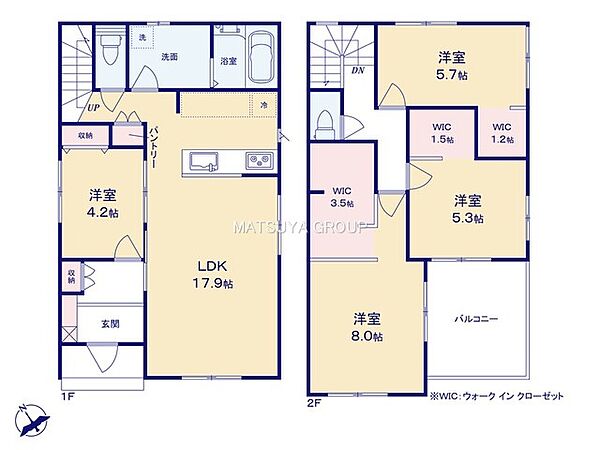 間取りを拡大表示
