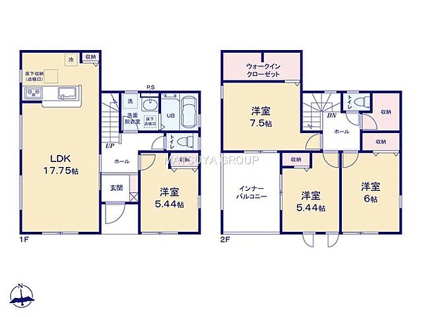 間取りを拡大表示