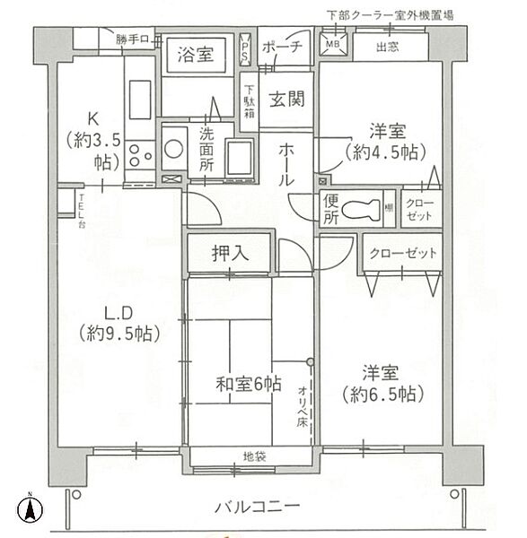 間取りを拡大表示