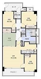 ディアステージ玉出 4LDKの間取図画像