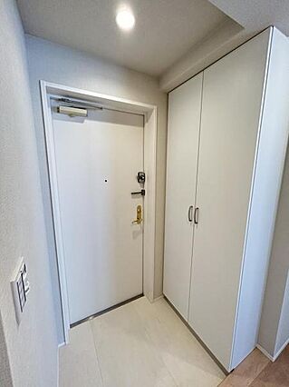 清潔な玄関です...