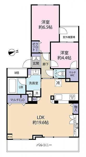 間取りを拡大表示