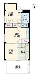 サニーハイツ西日暮里 3LDKの間取図画像