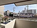 バルコニーから...