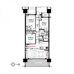 グランドメゾン杉並シーズンシーズン6 3LDKの間取図画像