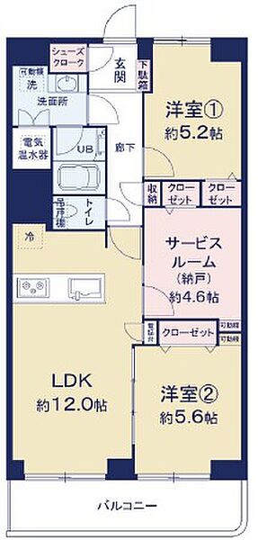 間取りを拡大表示