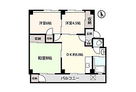 3階 / 3DK / 62.1㎡