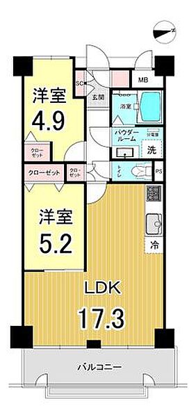 間取りを拡大表示