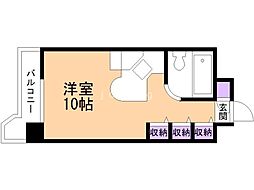 ラ・パルフェ・ド・札幌 ワンルームの間取図画像