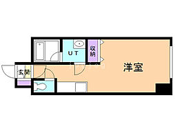 第6松屋ビル ワンルームの間取図画像