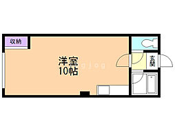 ノースタウン保 ワンルームの間取図画像