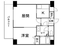アクティ麻生南 1LDKの間取図画像