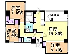 物件の間取り