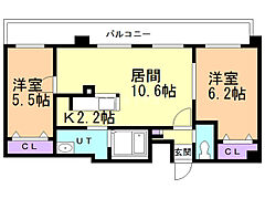 物件の間取り
