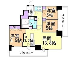 間取図画像 3LDK