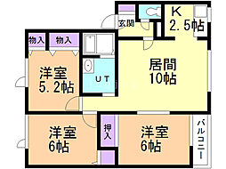 ハウスプリムヴェール 2階/202