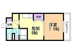 間取図画像 1LDK