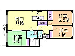 間取図画像 3LDK