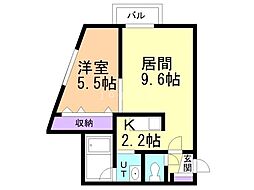 間取図画像 1LDK