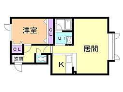 ディチャタウンD1 2階