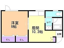 間取図画像 1LDK