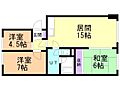 コスモロイヤルB棟4階5.0万円
